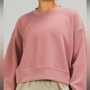 Lululemon Spiced Chai softstreme perfectly oversized cropped crew